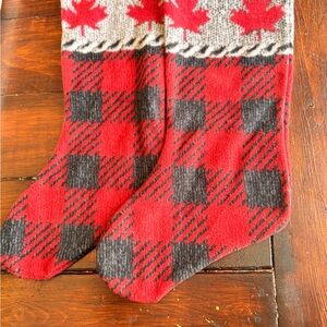 Red & Black Buffalo Plaid Stockings